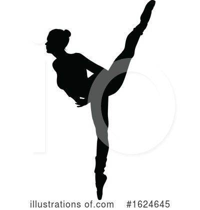 Royalty-Free (RF) Ballerina Clipart Illustration by AtStockIllustration - Stock Sample #1624645