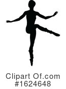 Ballerina Clipart #1624648 by AtStockIllustration