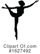 Ballerina Clipart #1627492 by AtStockIllustration
