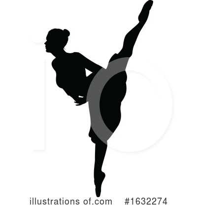 Royalty-Free (RF) Ballerina Clipart Illustration by AtStockIllustration - Stock Sample #1632274