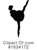 Ballerina Clipart #1634172 by AtStockIllustration