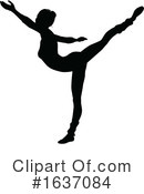 Ballerina Clipart #1637084 by AtStockIllustration