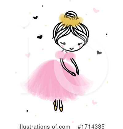 Royalty-Free (RF) Ballerina Clipart Illustration by elena - Stock Sample #1714335