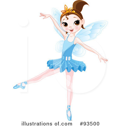Royalty-Free (RF) Ballerina Clipart Illustration by Pushkin - Stock Sample #93500