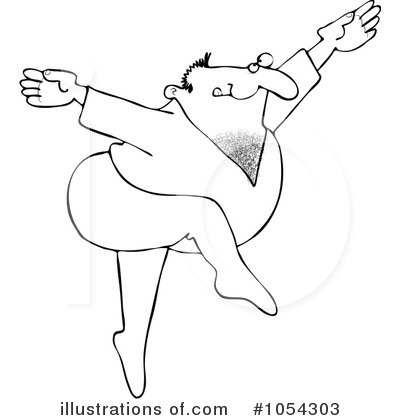 Royalty-Free (RF) Ballet Clipart Illustration by djart - Stock Sample #1054303