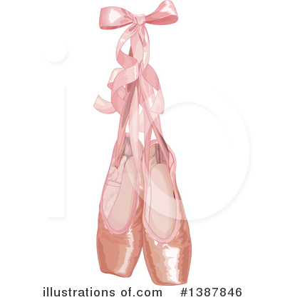 Ballet Slippers Clipart #1387846 by Pushkin
