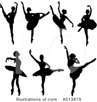Royalty-Free (RF) Ballet Clipart Illustration by Pushkin - Stock Sample #213870