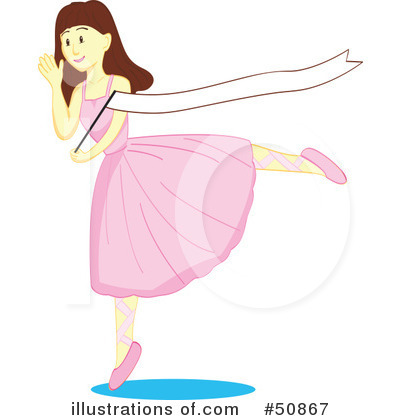 Royalty-Free (RF) Ballet Clipart Illustration by Cherie Reve - Stock Sample #50867