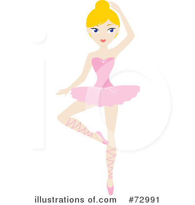 Royalty-Free (RF) Ballet Clipart Illustration by Rosie Piter - Stock Sample #72991
