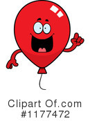 Balloon Clipart #1177472 by Cory Thoman
