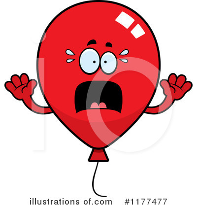 Party Balloon Character Clipart #1177477 by Cory Thoman