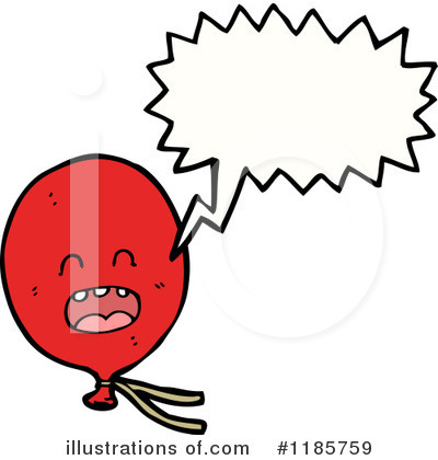 Royalty-Free (RF) Balloon Clipart Illustration by lineartestpilot - Stock Sample #1185759