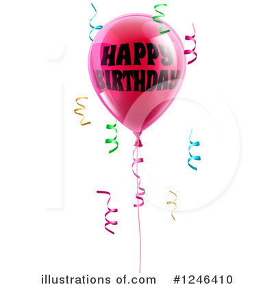Happy Birthday Clipart #1246410 by AtStockIllustration