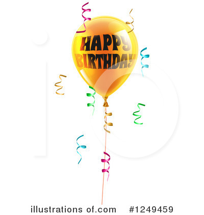 Happy Birthday Clipart #1249459 by AtStockIllustration