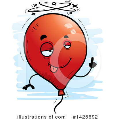 Party Balloon Clipart #1425692 by Cory Thoman