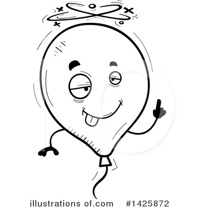 Royalty-Free (RF) Balloon Clipart Illustration by Cory Thoman - Stock Sample #1425872