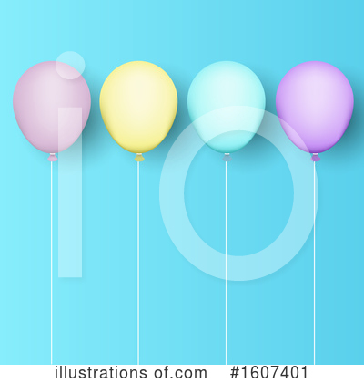 Royalty-Free (RF) Balloon Clipart Illustration by KJ Pargeter - Stock Sample #1607401