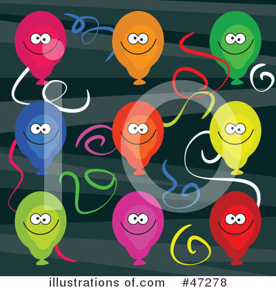 Royalty-Free (RF) Balloon Clipart Illustration by Prawny - Stock Sample #47278