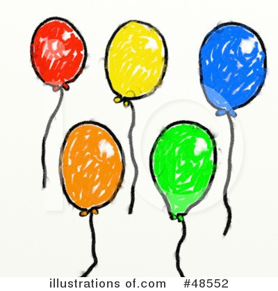 Royalty-Free (RF) Balloon Clipart Illustration by Prawny - Stock Sample #48552