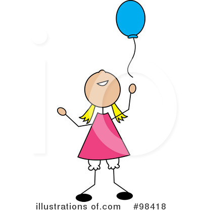 Royalty-Free (RF) Balloon Clipart Illustration by Pams Clipart - Stock Sample #98418
