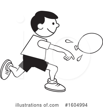 Royalty-Free (RF) Balloon Fight Clipart Illustration by Johnny Sajem - Stock Sample #1604994