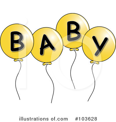 Balloons Clipart #103628 by Pams Clipart