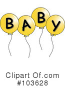 Balloons Clipart #103628 by Pams Clipart
