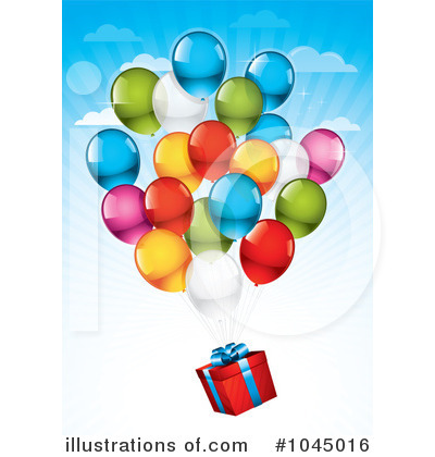 Royalty-Free (RF) Balloons Clipart Illustration by TA Images - Stock Sample #1045016