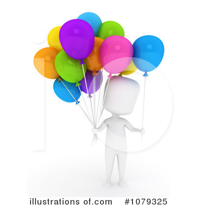 Royalty-Free (RF) Balloons Clipart Illustration by BNP Design Studio - Stock Sample #1079325