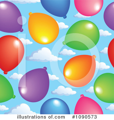 Royalty-Free (RF) Balloons Clipart Illustration by visekart - Stock Sample #1090573