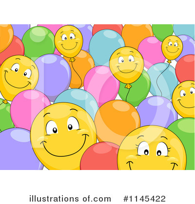 Royalty-Free (RF) Balloons Clipart Illustration by BNP Design Studio - Stock Sample #1145422