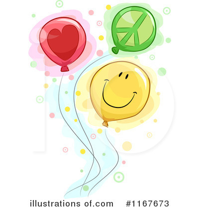 Party Balloons Clipart #1167673 by BNP Design Studio