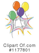 Balloons Clipart #1177801 by Graphics RF