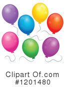 Balloons Clipart #1201480 by visekart