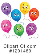 Balloons Clipart #1201489 by visekart