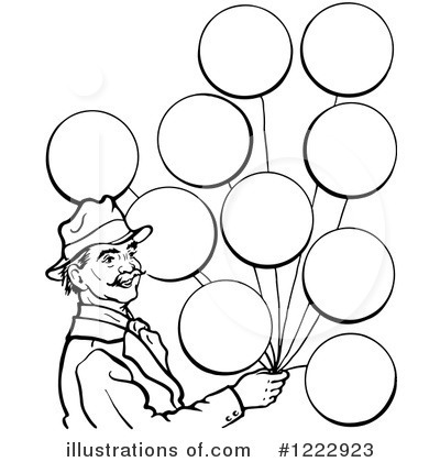 Royalty-Free (RF) Balloons Clipart Illustration by Picsburg - Stock Sample #1222923