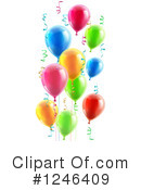 Balloons Clipart #1246409 by AtStockIllustration