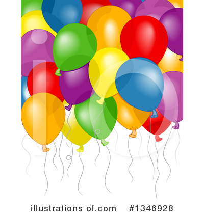 Royalty-Free (RF) Balloons Clipart Illustration by BNP Design Studio - Stock Sample #1346928