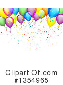 Balloons Clipart #1354965 by vectorace
