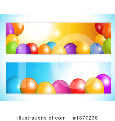 Party Balloons Clipart #1377238 by elaineitalia