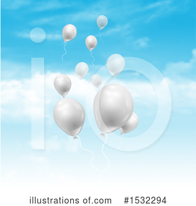 Royalty-Free (RF) Balloons Clipart Illustration by KJ Pargeter - Stock Sample #1532294