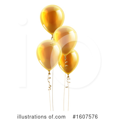 Royalty-Free (RF) Balloons Clipart Illustration by AtStockIllustration - Stock Sample #1607576