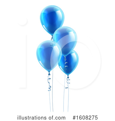 Royalty-Free (RF) Balloons Clipart Illustration by AtStockIllustration - Stock Sample #1608275