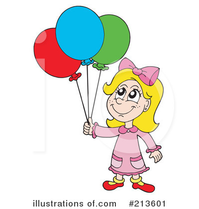Royalty-Free (RF) Balloons Clipart Illustration by visekart - Stock Sample #213601