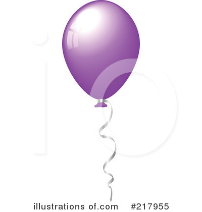 Royalty-Free (RF) Balloons Clipart Illustration by KJ Pargeter - Stock Sample #217955