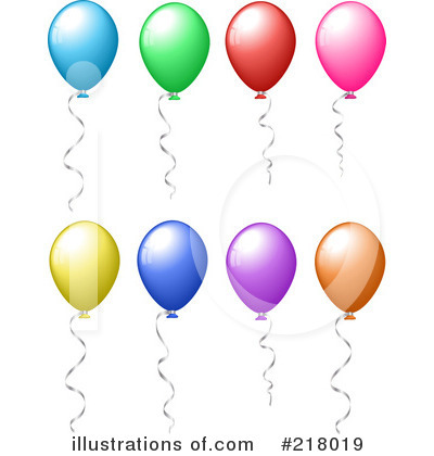 Party Balloons Clipart #218019 by KJ Pargeter