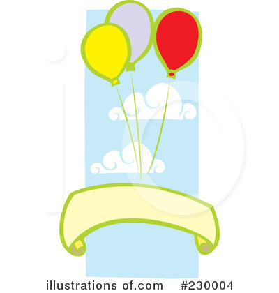 Royalty-Free (RF) Balloons Clipart Illustration by xunantunich - Stock Sample #230004