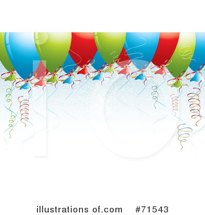Royalty-Free (RF) Balloons Clipart Illustration by MilsiArt - Stock Sample #71543