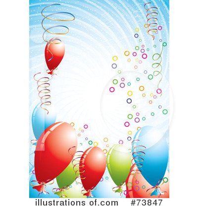 Royalty-Free (RF) Balloons Clipart Illustration by MilsiArt - Stock Sample #73847