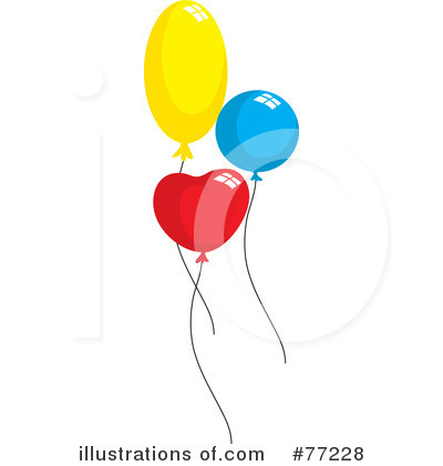Balloons Clipart #77228 by Rosie Piter
